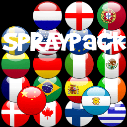 Спреи разной нации