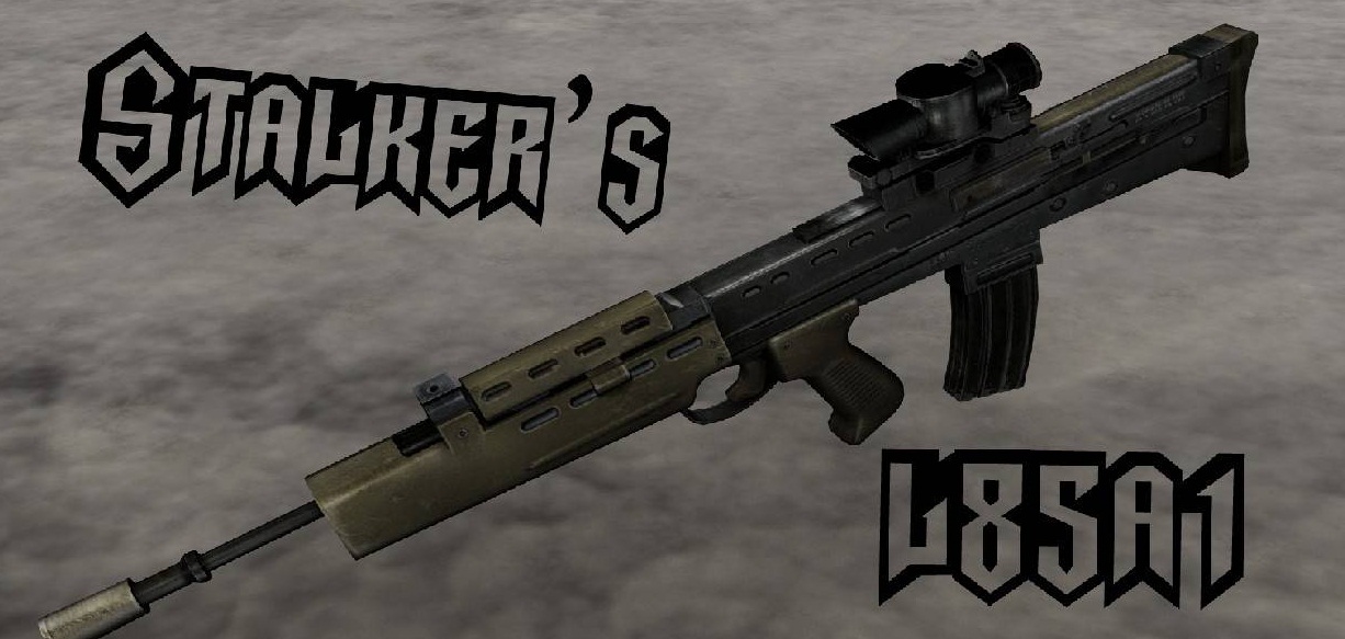 Модель AUG из игры S.T.A.L.K.E.R